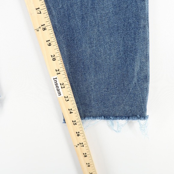 Kut From The Kloth Reese‎ Jeans Womens 6 High Rise Ankle Straight Leg Fray Hem - Picture 6 of 10